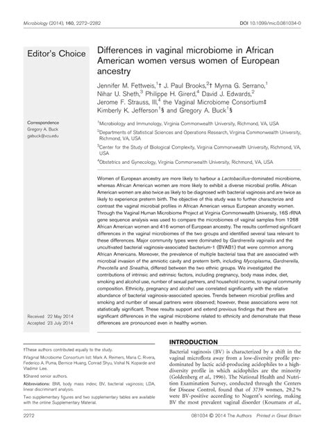 african vagina|Differences in vaginal microbiome in African American women .